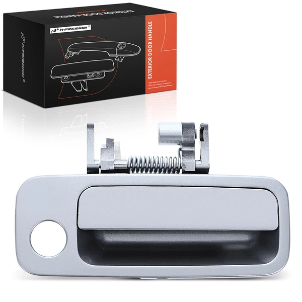 Front Passenger 1C8 (Silver) Exterior Door Handle for Toyota Camry 1997-2001