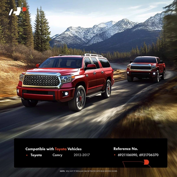 2 Pcs Front Exterior Door Handle for Toyota Camry 2012-2017