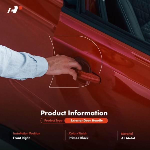 Front Passenger Pro Version All Metal Exterior Door Handle for Toyota Tacoma Camry