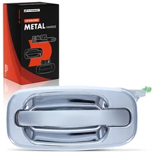 Upgraded Metal Rear Driver Chrome Exterior Door Handle for 2000-2006 Chevrolet Tahoe