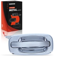 Upgraded Metal Rear Passenger Chrome Exterior Door Handle for 2001-2003 2005-2006 Chevrolet Silverado 1500 HD