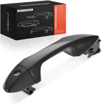 Front Driver Smooth Exterior Door Handle with Keyhole