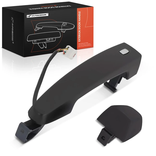 Rear Driver Black Exterior Door Handle for 2019-2021 Chevrolet Blazer