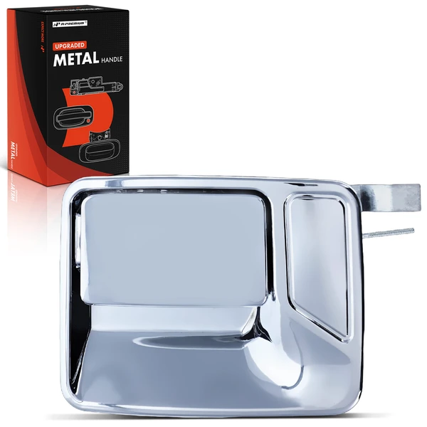 Rear Driver Chrome Outside Handle for Ford E-350 Super Duty F-250 Super Duty 99-16