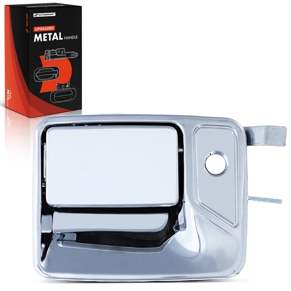 Front Driver Chrome Outside Handle with Keyhole for Ford F-250 Super Duty 99-16 F-650