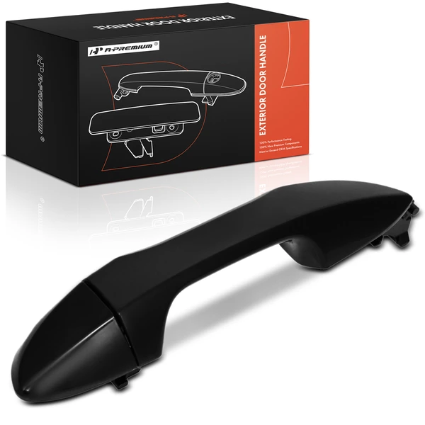 Rear Driver Smooth Black Exterior Door Handle for Toyota Corolla 14-19