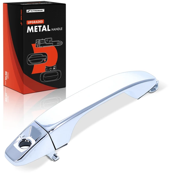 Front Driver Upgraded Metal Exterior Door Handle with Keyhole for Chevrolet Colorado