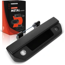 Upgraded Metal Tailgate Handle with Camera Hole & Keyhole