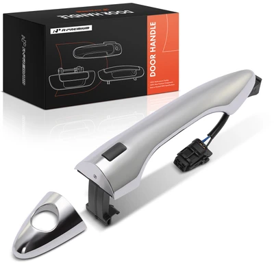 Front Driver or Passenger Exterior Door Handle with Key Hole