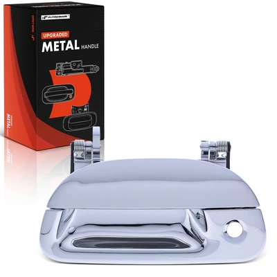 Upgraded Metal Tailgate Handle with Keyhole Chrome