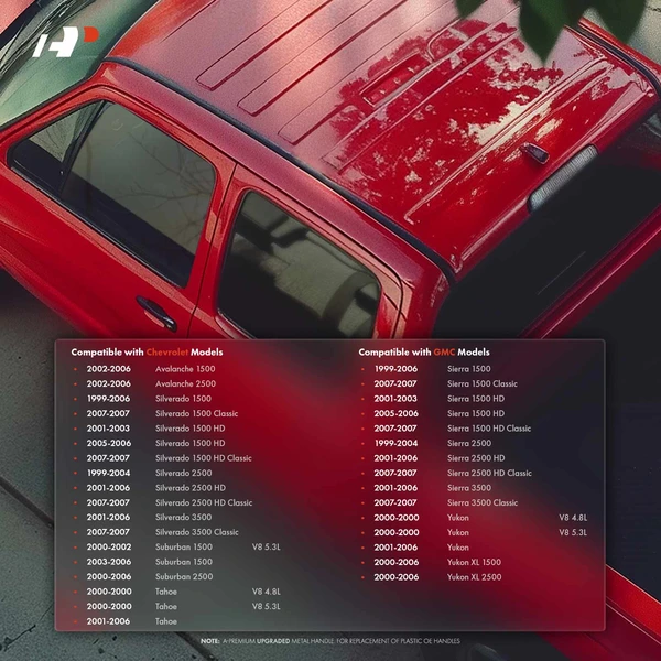 A-Premium APDHO2062TW Exterior Door Handle Front Left Driver Side