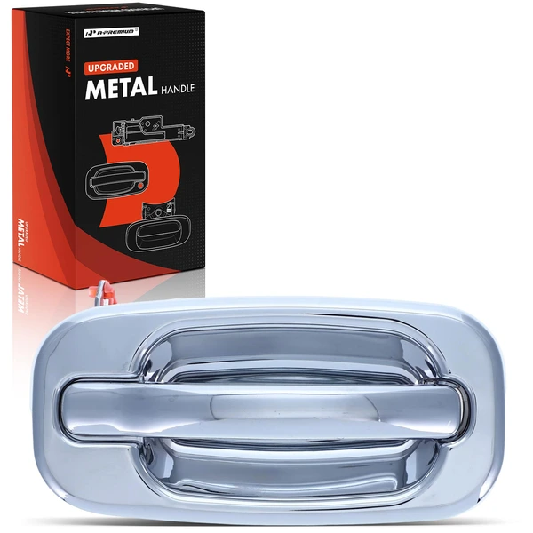 Upgraded Metal Front Passenger Exterior Door Handle for 1999-2000 2002-2004 Chevrolet Silverado 2500