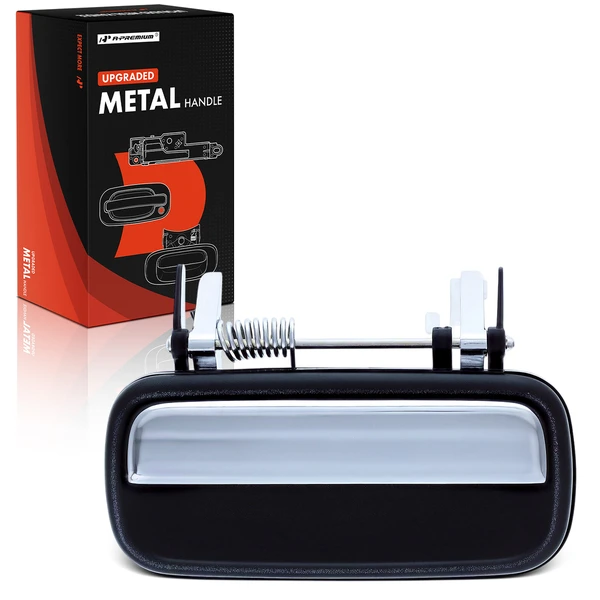 Rear Driver Upgraded Metal Exterior Door Handle for Toyota Tacoma 2001-2004 4-Door