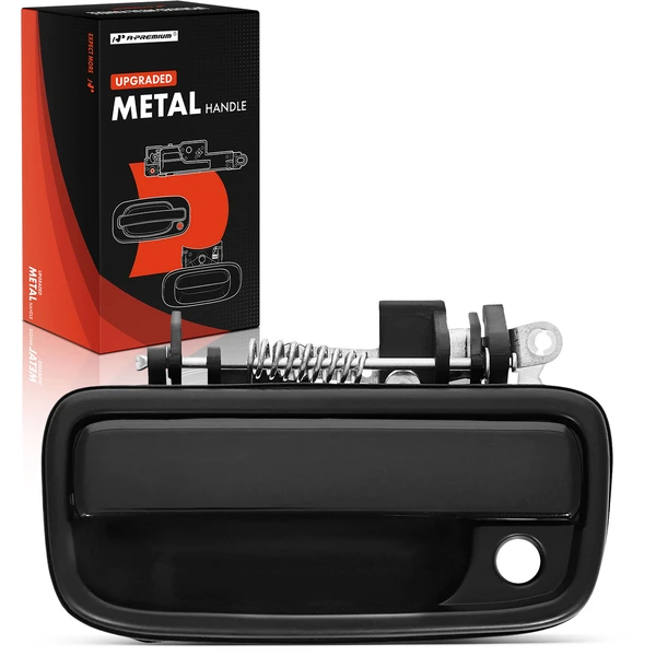 Front Driver Smooth Black Exterior Door Handle for Toyota Tacoma 1995-1904