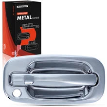 Front Passenger Upgraded Metal Chrome Exterior Door Handle for 1999-2006 Chevrolet Silverado 1500