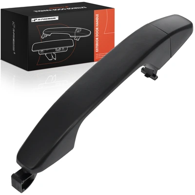 Rear Driver or Passenger Black Exterior Door Handle