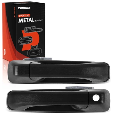 2 Pcs Front Upgraded Metal Exterior Door Handle