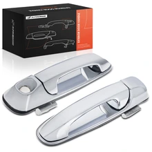 2 Pcs Front Driver & Passenger Exterior Door Handle for 1999-2004 Jeep Grand Cherokee