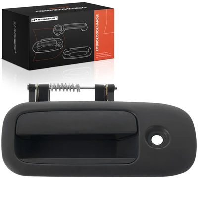 Driver Sliding Door Black Exterior Door Handle with key hole