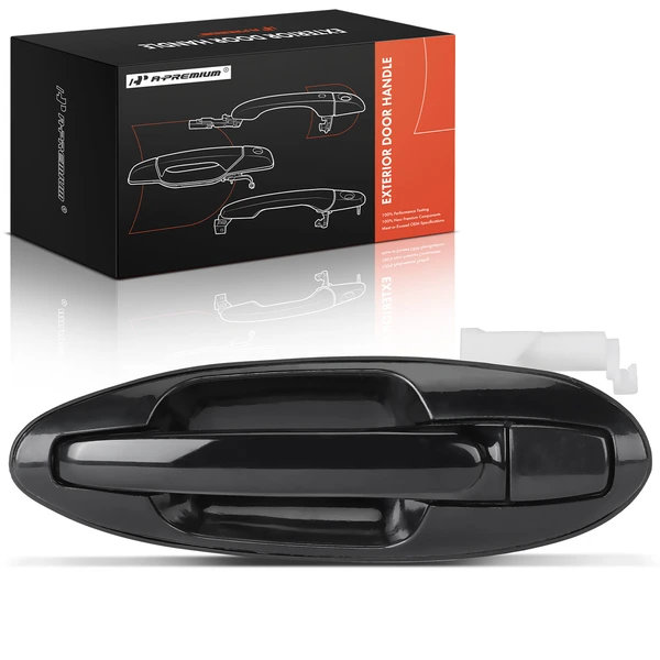 Rear Driver Black Exterior Door Handle for Kia Optima Magentis Hyundai Sonata