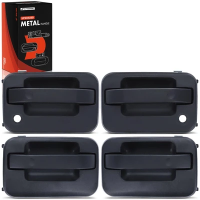 4 Pcs Upgraded Metal Front & Rear Exterior Door Handle