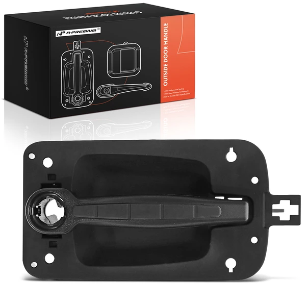 Front Driver Black Exterior Door Handle for International Harvester ProStar