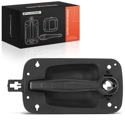 Front Passenger Black Exterior Door Handle