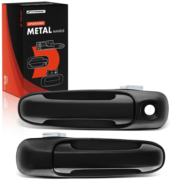 2 Pcs Upgraded Metal Exterior Door Handle with Keyhole for 2003-2010 Dodge Ram 3500