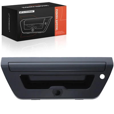 Rear Smooth Black Tailgate Handle with Camera Hole