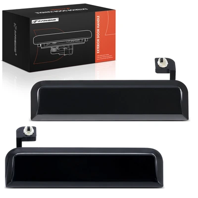2 Pcs Black Exterior Door Handle