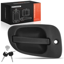 Front Driver Black Exterior Door Handle
