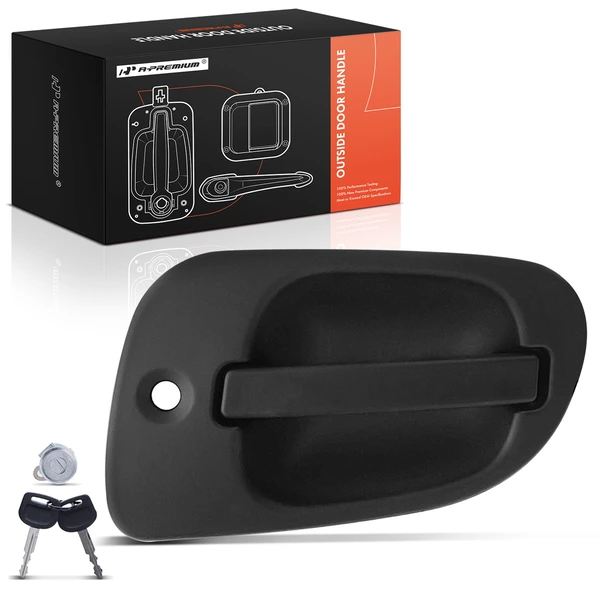 Front Passenger Black Exterior Door Handle for Freightliner Cascadia 08-16