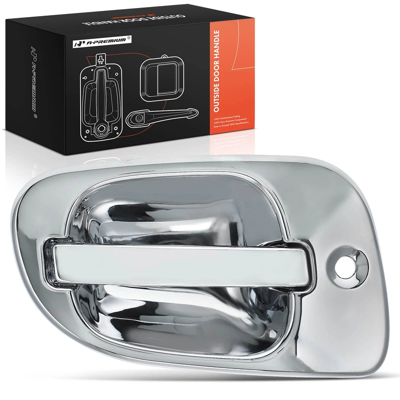 Front Driver Chrome Exterior Door Handle for Freightliner Cascadia 2008-2016