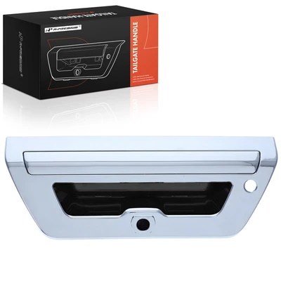 Rear Chrome Tailgate Handle with Camera Hole