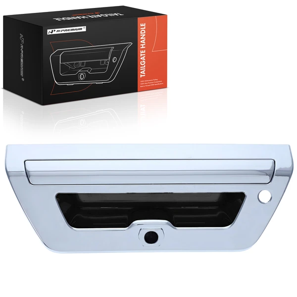 Rear Chrome Tailgate Handle with Camera Hole for Ford F150 2015-2017