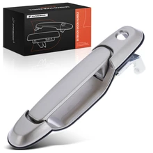 Front Passenger Beige Exterior Door Handle with Key Hole