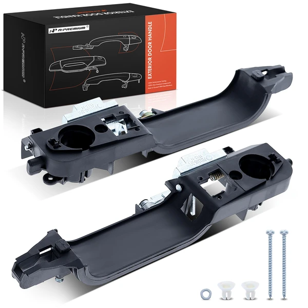 2 Pcs Front Black Exterior Door Handle Reinforcement Bracket for Ford Focus