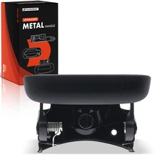 Rear Upgraded Metal Tailgate Black Handle without Keyhole