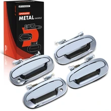 4 Pcs Upgraded Metal Exterior Door Handle with Keyhole for 2002 Lincoln Blackwood