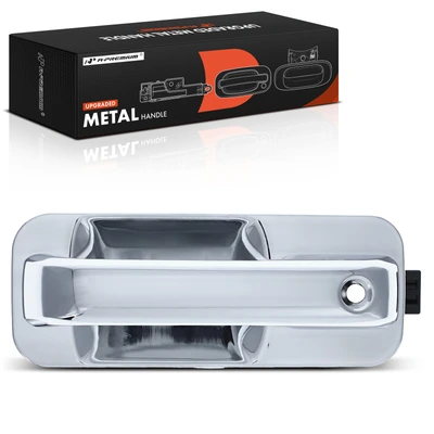 Front Driver Exterior Door Handle with Keyhole