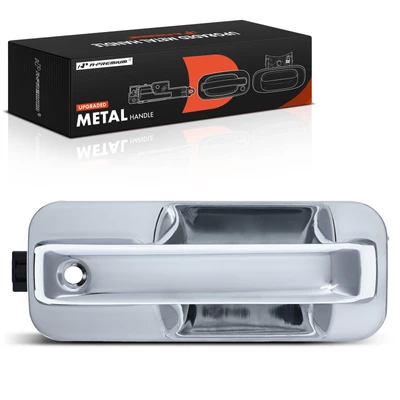 Front Passenger Upgraded Metal Exterior Door Handle with Keyhole