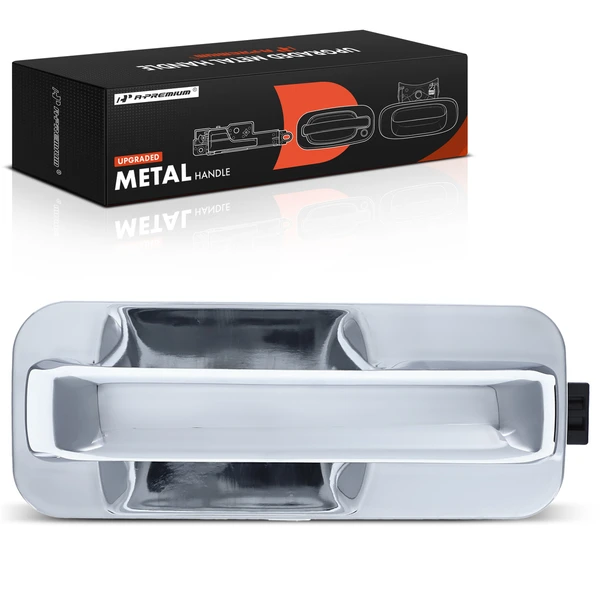 Rear Driver Upgraded Metal Exterior Door Handle for Ford F-150 15-20 Crew Cab Pickup