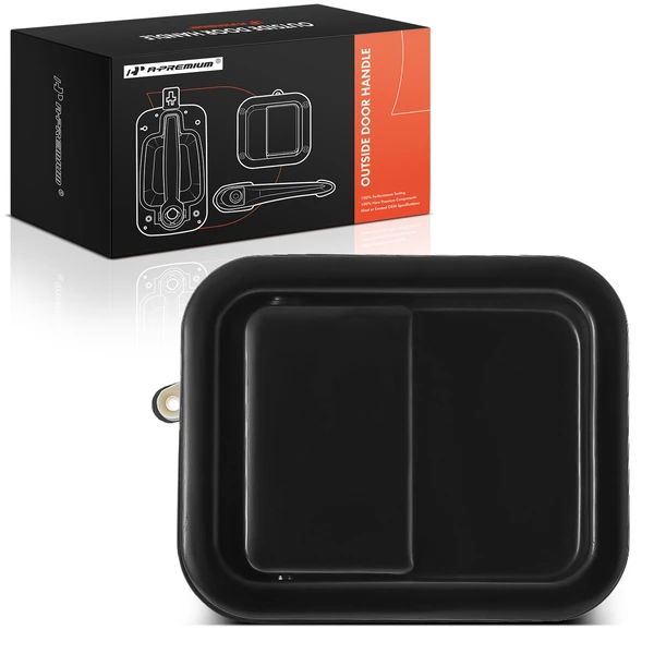 Front Driver Black Exterior Door Handle for Mack LE 1997-2007 without Hole