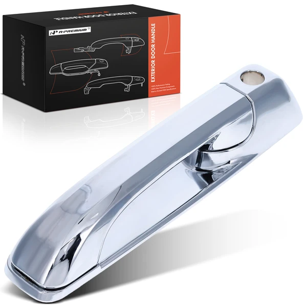 Front Driver Chrome Exterior Door Handle for Jeep Commander 06-10 Grand Cherokee