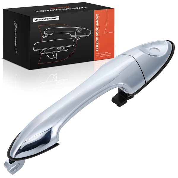 Front Driver or Passenger Chrome Exterior Door Handle for 2008-2011 Ford Focus