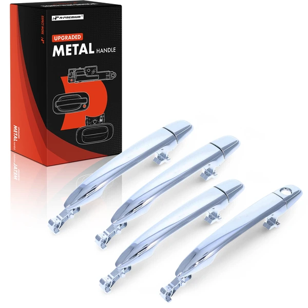 4 Pcs Front & Rear Pro Version All Metal Exterior Door Handle for 2003-2009 Lexus GX470