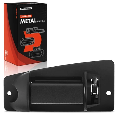Rear Driver Textured Black Upgraded Metal Exterior Door Handle
