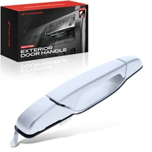 Rear Passenger Silver Birch Exterior Door Handle for 2007-2014 Chevrolet Tahoe