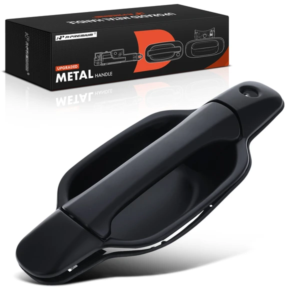 Front Driver Upgraded Metal Exterior Door Handle with Key hole for 2004-2012 GMC Canyon