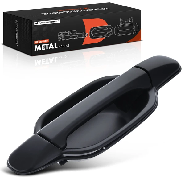 Rear Passenger Upgraded Metal Exterior Door Handle for Chevy Colorado GMC Canyon